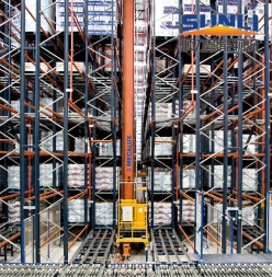 AS/RS for warehouse storage